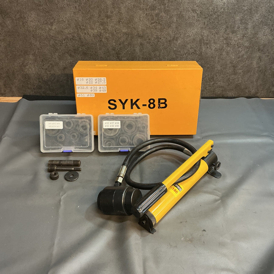 【中古】Jieoto ステンレス鋼油圧穴パンチ油圧パンチャー SYK-8B  【越谷店】