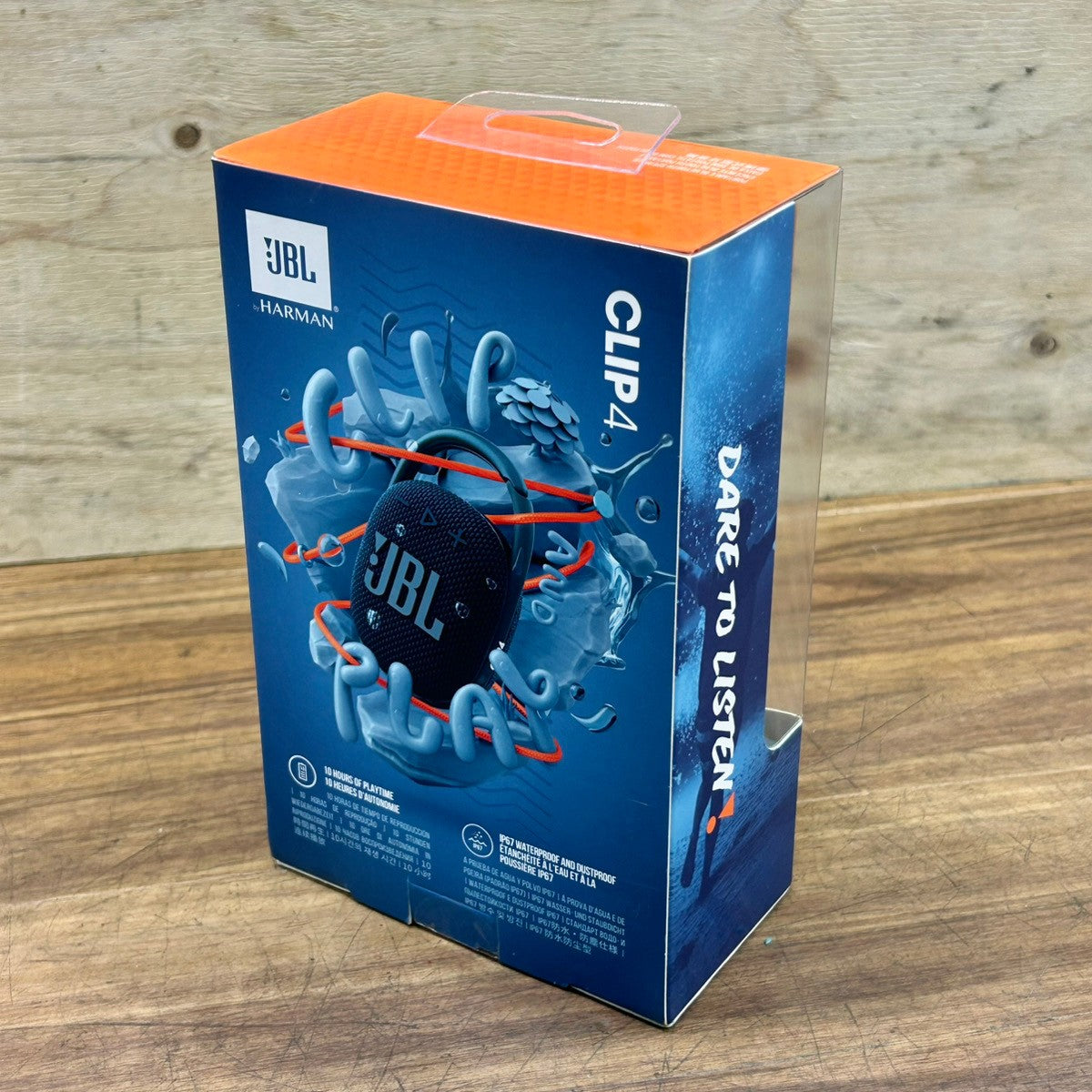 JBL 防水ポータブルスピーカー CLIP4 Bluetoothスピーカー ブルーカーラー 【船橋馬込店】