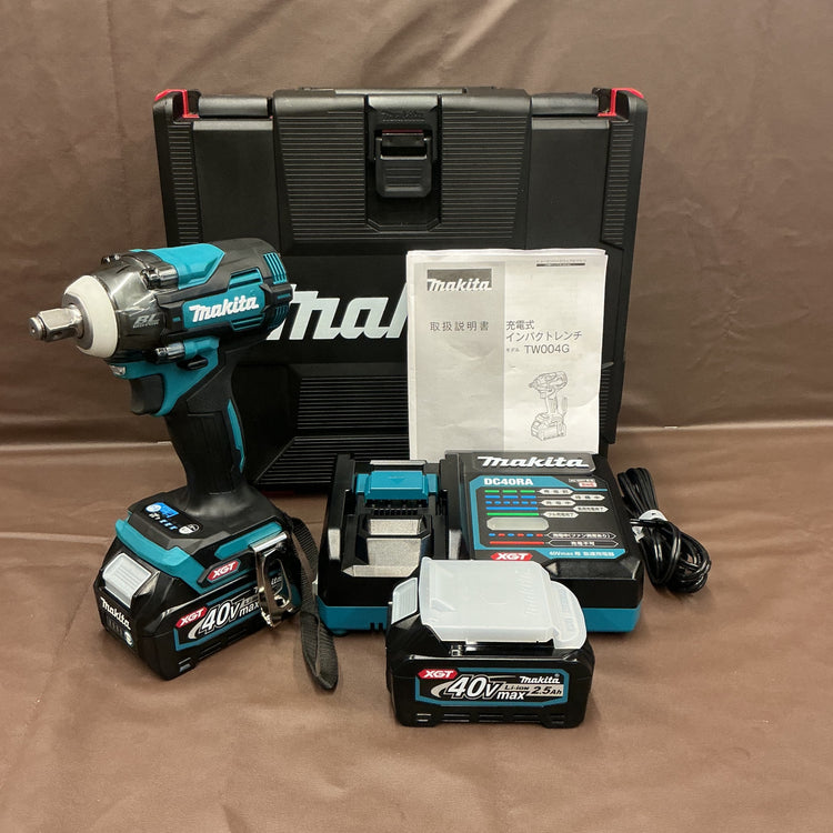 【美品中古・動作良好】 マキタ makita 40Vmax コードレスインパクトレンチ TW004GRDX フルセット 320N・m 【越谷店】