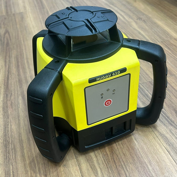 美品 Leica ライカ 回転レーザー レベル RUGBY 610 受光器付き ROD EYE 160 【船橋馬込店】