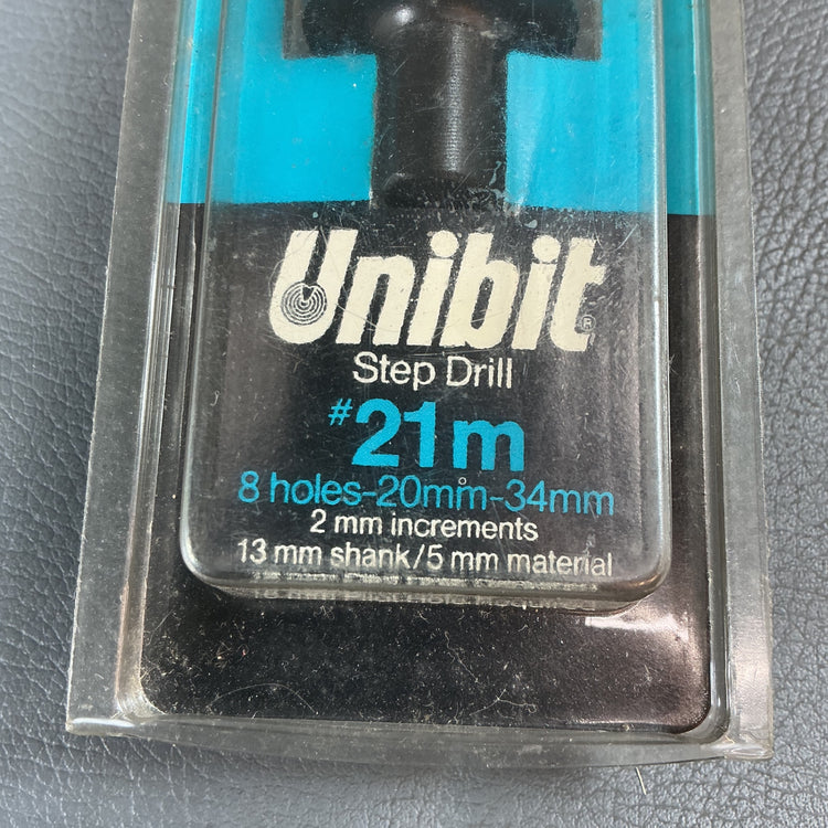 【未使用】Unibit ステップドリル　#21m 13mmシャンク  【越谷店】