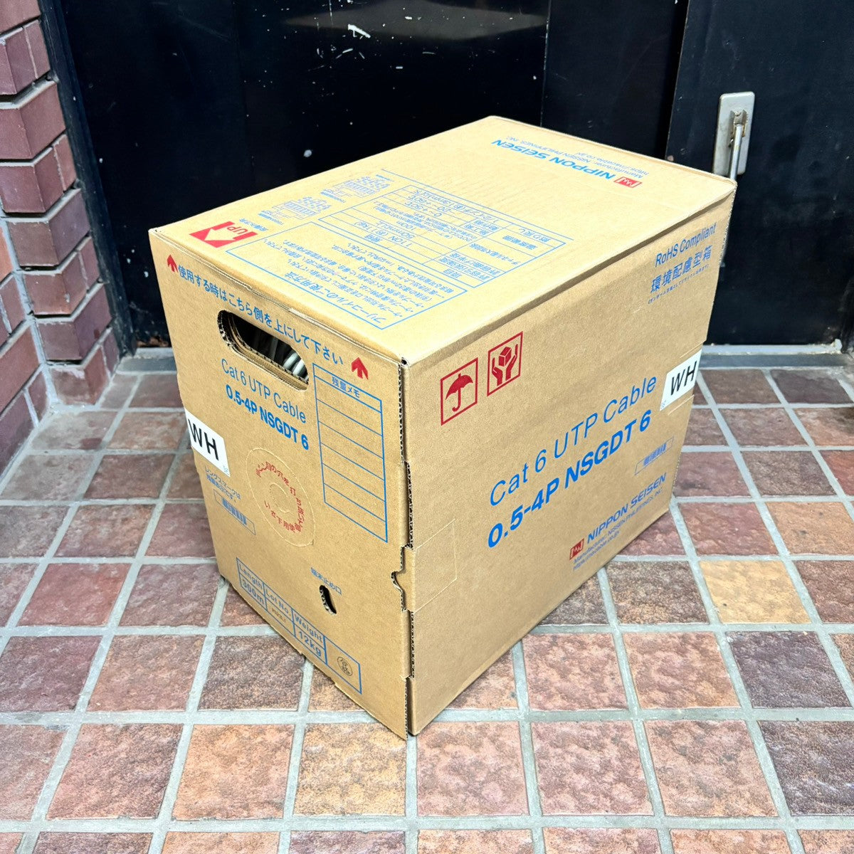 G)日本製線 Cat6 UTPケーブル 0.5-4P WH 【市川行徳店】