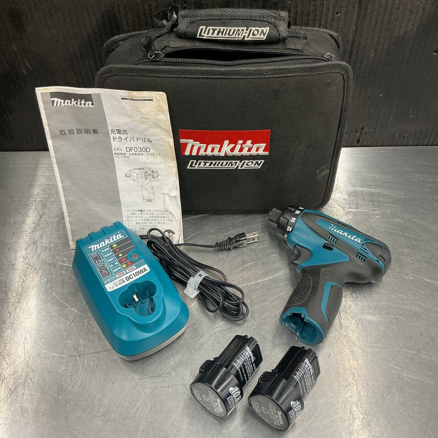【中古】マキタ/makita 充電式ドライバドリル DF030DWX  【越谷店】