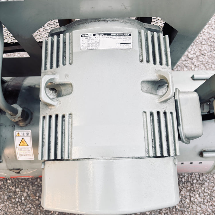 ※店頭引取限定　三相200Vエアーコンプレッサー　ベビコン　日立　ベビコン　2.2U-9.5VP5 【越谷店】