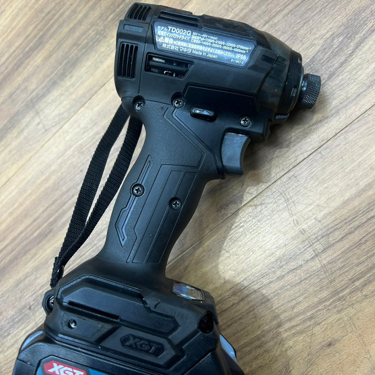 美品 マキタ (makita) 40V コードレスインパクトドライバー TD002GRDXB 黒 ブラック 【船橋馬込店】