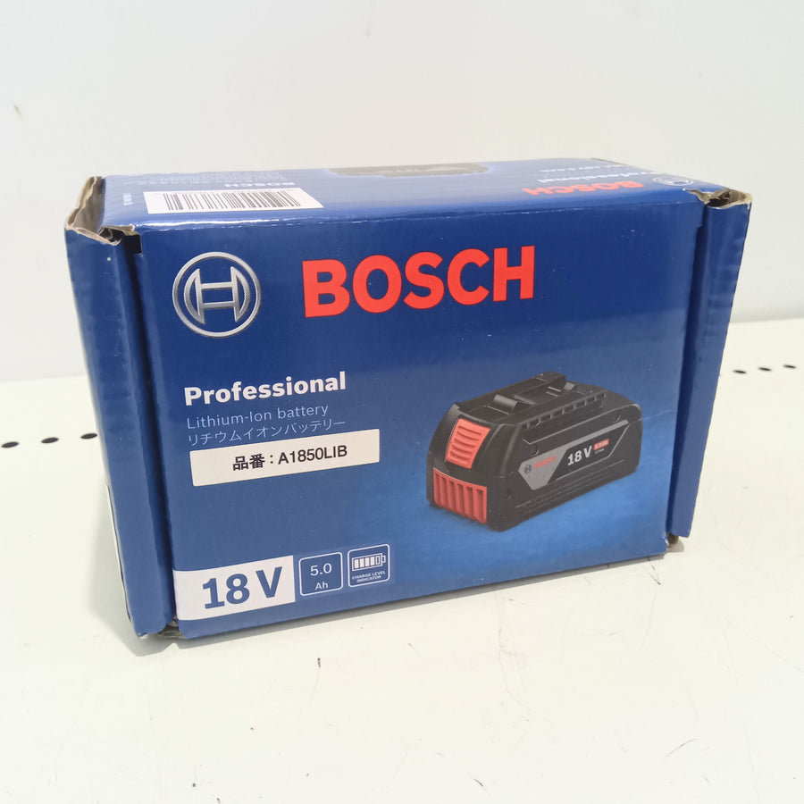 純正品 BOSCH (ボッシュ) 18V 5Ah リチウムイオンバッテリー A1850LIB  【船橋馬込店】