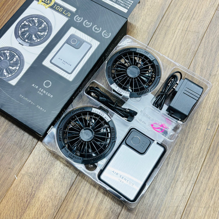 未使用  AIR SENSOR NEO 空調服用  ファンバッテリーセット KS-250 【リライズ蓮田店】