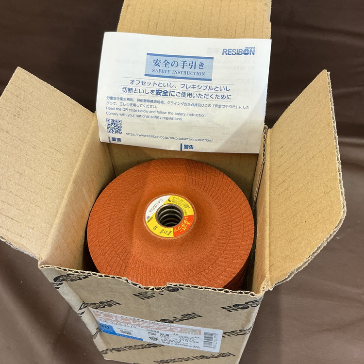 【未使用】 レヂボン スーパーレヂテクマ SRT 100x3x15 砥材粒硬度 46 25枚入り 鋼材の研削・研磨向け 【越谷店】