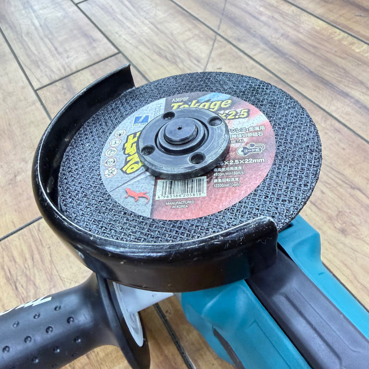 程度良好 18V 125mm コードレスディスクグラインダ GA508DZ バッテリー1個付属(BL1860B)【リライズ蓮田店】
