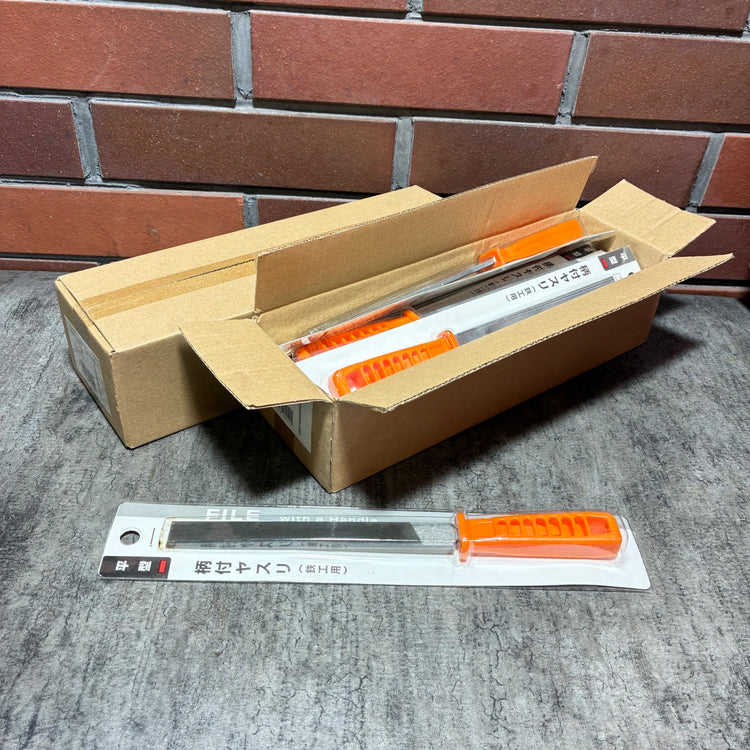 エコー 柄付 ヤスリ 鉄工用 平型 150㎜ 1箱10個入り×2箱 【市川行徳店】