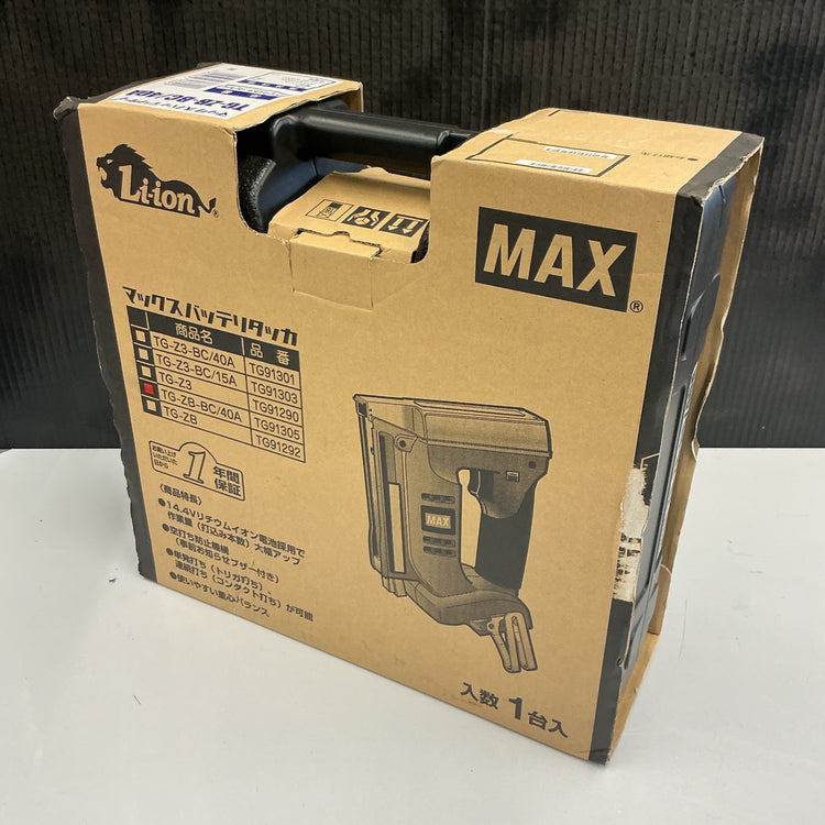 【未使用・セール！】 マックス MAX 14.4V充電式タッカ TG-ZB-BC/40A T4ステープル使用 ※バッテリ無し 【越谷店】