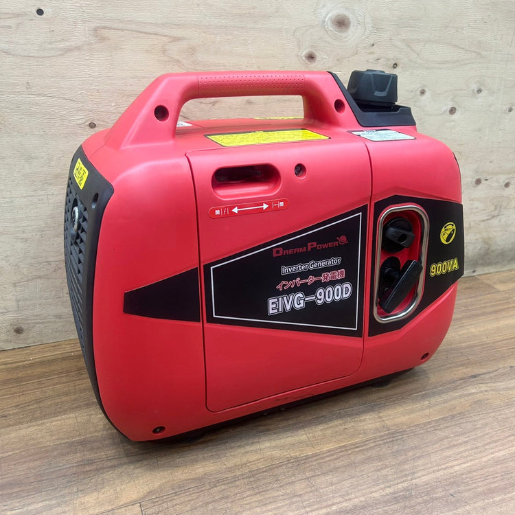 美品 ナカトミ インバーター発電機 EIVG-900D 定格出力0.9kVA 【船橋馬込店】