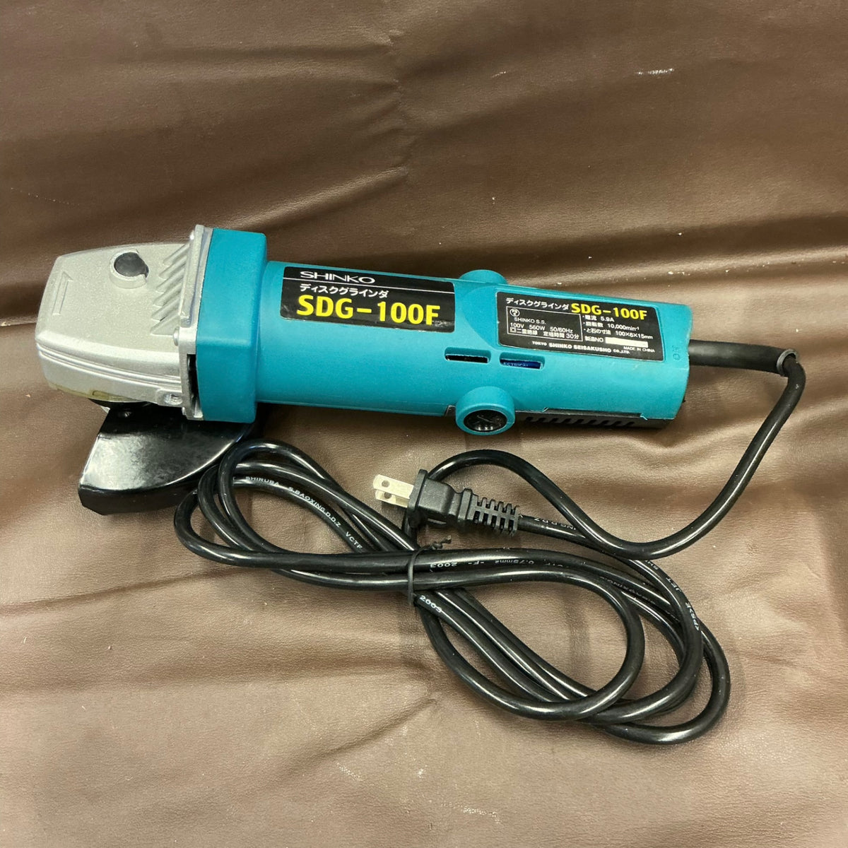 【長期保管未使用品・一部スレあり】 新興 SDG-100F ディスクグラインダー  【越谷店】