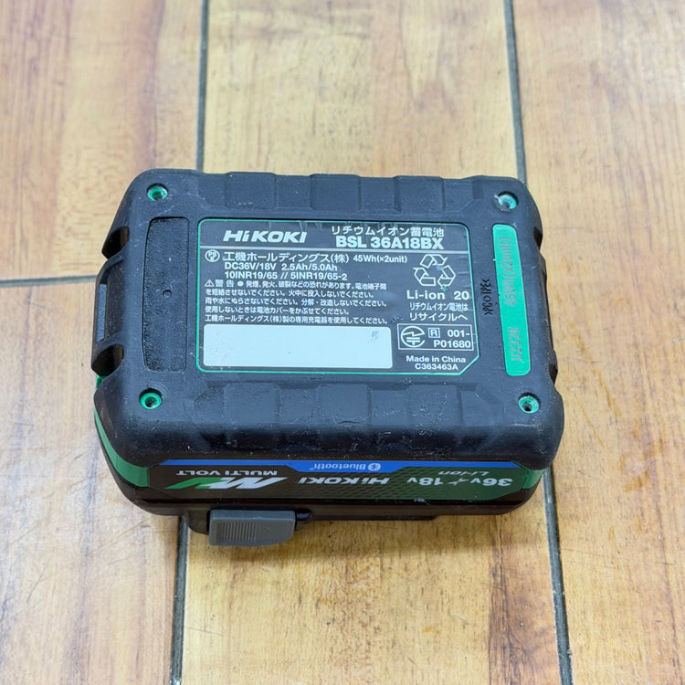 使用確認済み リチウムイオンバッテリー 36V/2.5Ah BSL36A18BX Bluetooth機能【リライズ蓮田店】