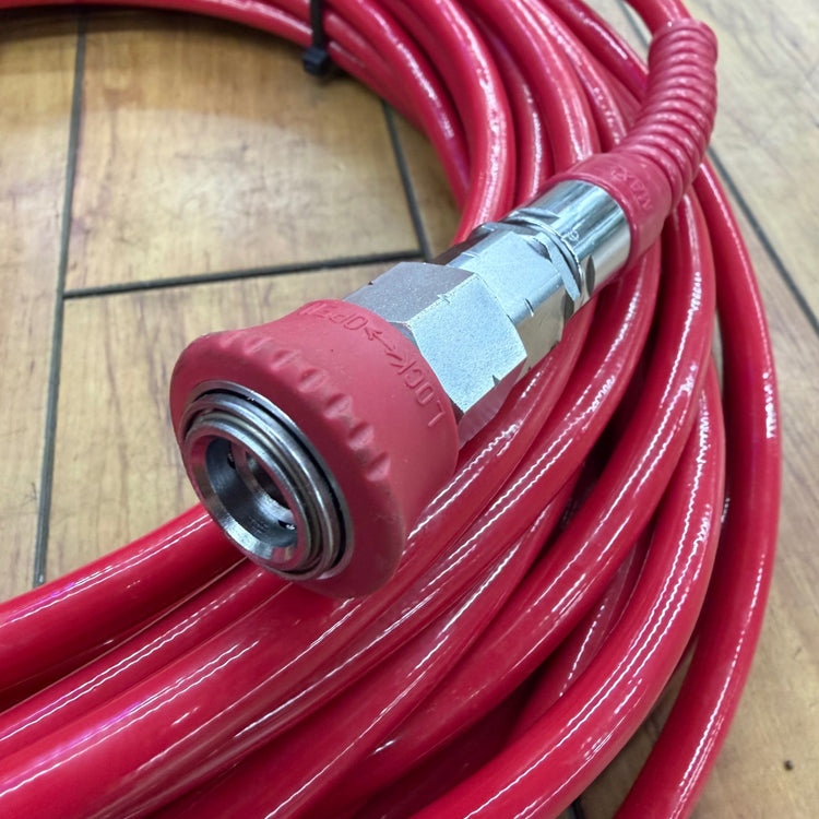 極美品 高圧用エアホース 型番不明 全長20m 内径6.0mm 【リライズ蓮田店】