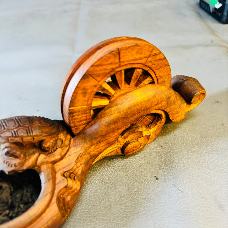 一文字宗秀作　墨壺　全長270mm 【越谷店】