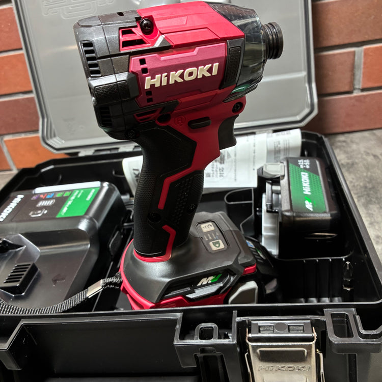HiKOKI(ハイコーキ) 36V 充電式 インパクトドライバー WH36DD バッテリ2個、充電器付き 【市川行徳店】
