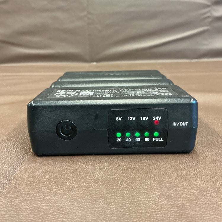 【中古・通電のみ確認・現状品】 バートル BURTLE エアークラフト バッテリー 2個セット AC08-22V AC09-24V 【越谷店】