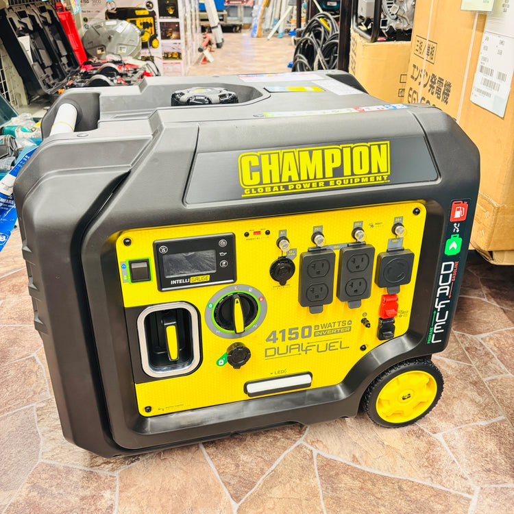 【売り切りセール！※本州限定※送料無料！】 チャンピオン インバーター発電機 501003-J プロパンガス・ガソリン兼用 出力3.8KVA 未使用品 【越谷店】