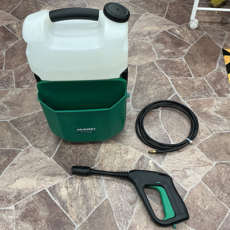 【中古・動作しました！月末セール！】 ハイコーキ コードレス高圧洗浄機 AW18DBL(LYP) セット品 18Vモデル マルチボルト使用可！ 家庭用洗浄機 エアコン洗浄 最大吐出圧2.0 MPa 【越谷店】