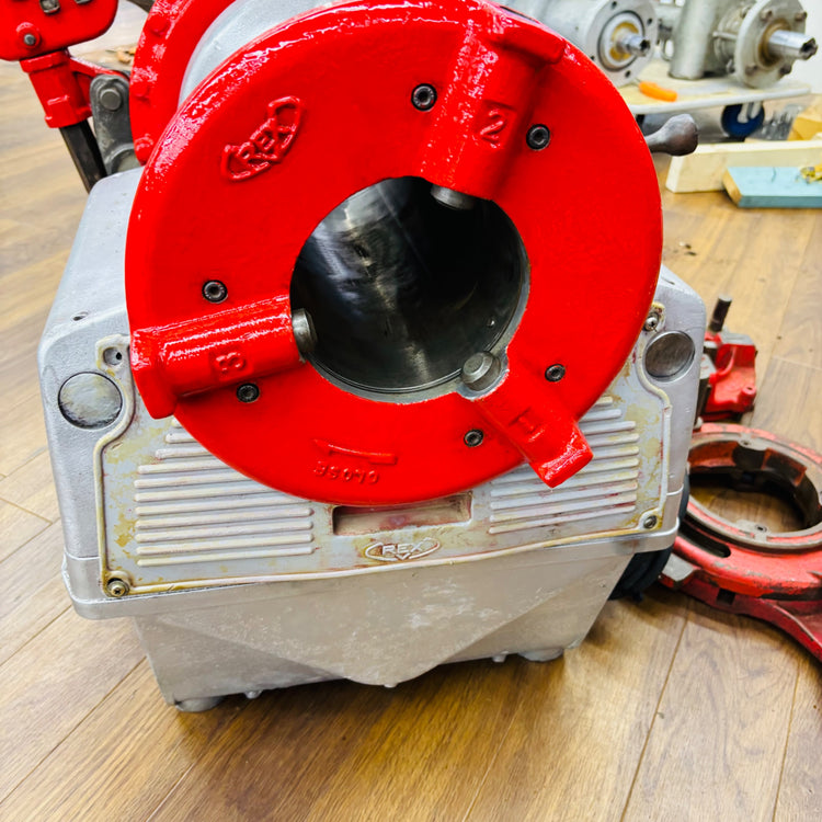【引取限定】 ねじ切り機 パイプマシン N100A ダイヘッド1/2～4インチ完備【リライズ蓮田店】