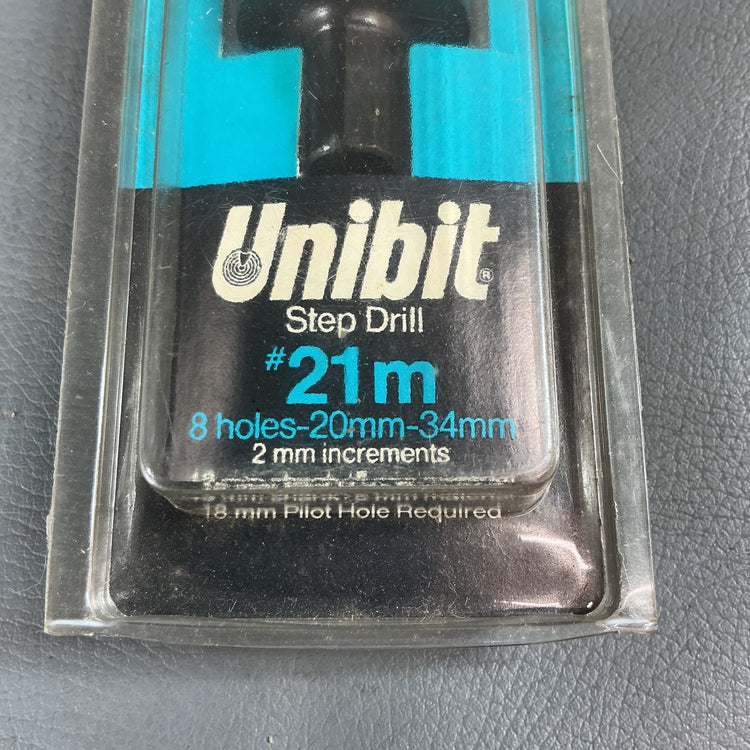 【未使用】Unibit ステップドリル　#21m 13mmシャンク  【越谷店】