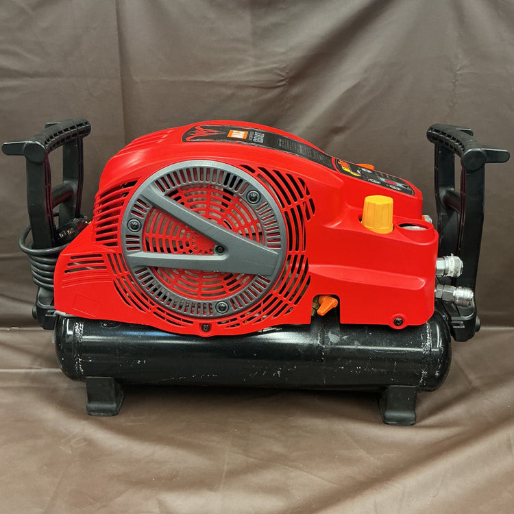 【中古※一部ボタン不良あり】 マックス MAX エアコンプレッサー AK-HL1250E2 レッド 常圧 高圧 11Lタンク 【越谷店】