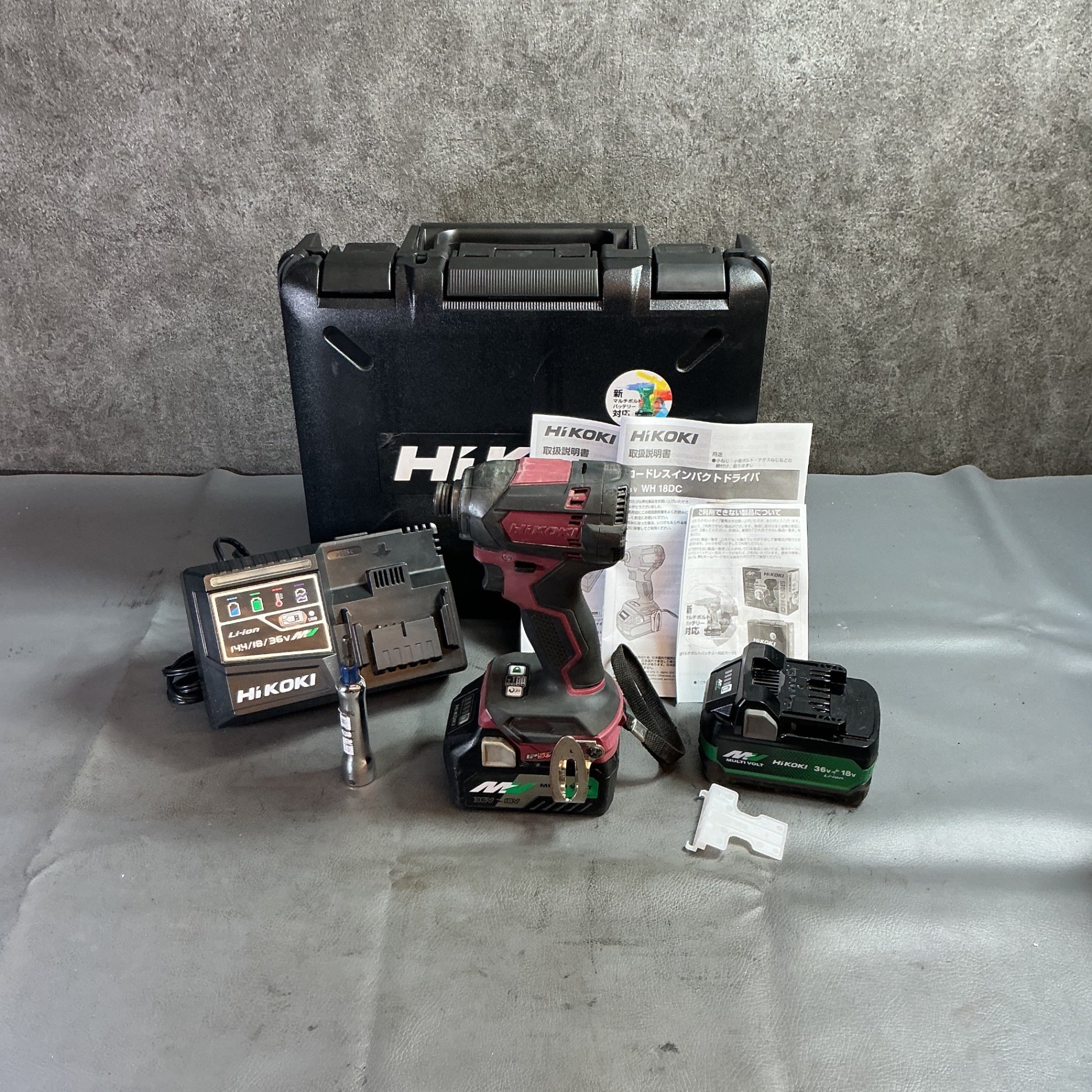 【中古】ハイコーキ(HIKOKI) コードレスインパクトドライバー WH18DC(2XPR)  【越谷店】
