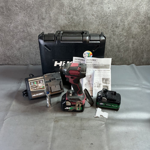【中古】ハイコーキ(HIKOKI) コードレスインパクトドライバー WH18DC(2XPR)  【越谷店】