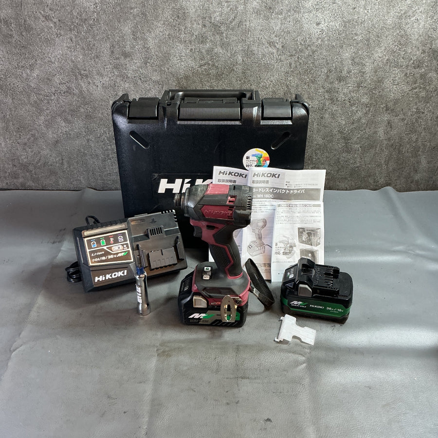 【中古】ハイコーキ(HIKOKI) コードレスインパクトドライバー WH18DC(2XPR)  【越谷店】