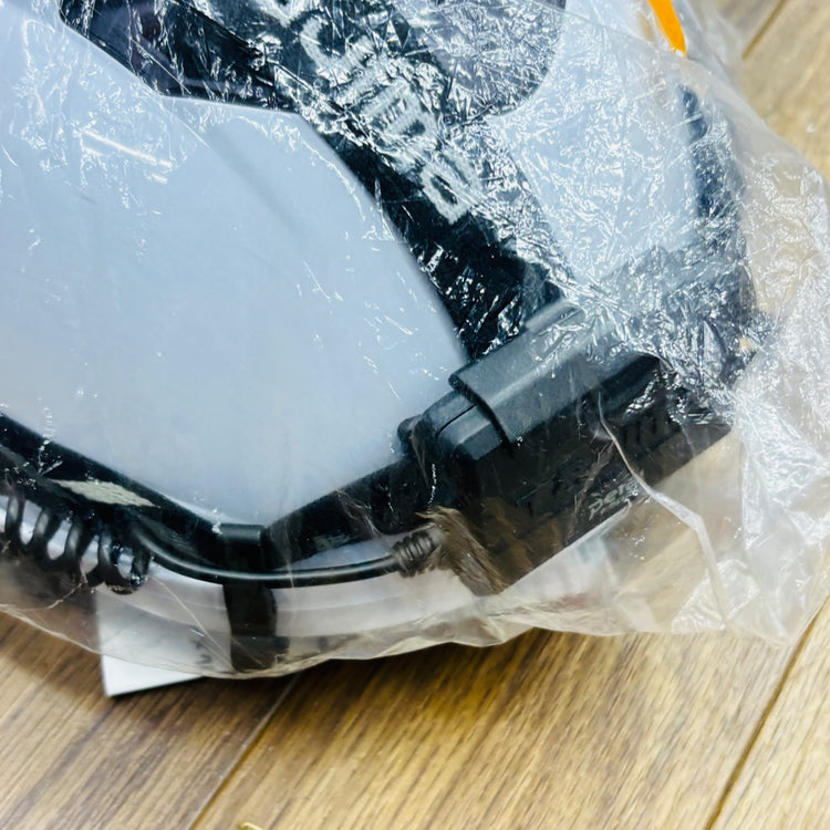 保管品 未使用 ヘルメット No.391F-S-C 白 タジマ製 LE-F502Dヘッドライト付き【リライズ蓮田店】