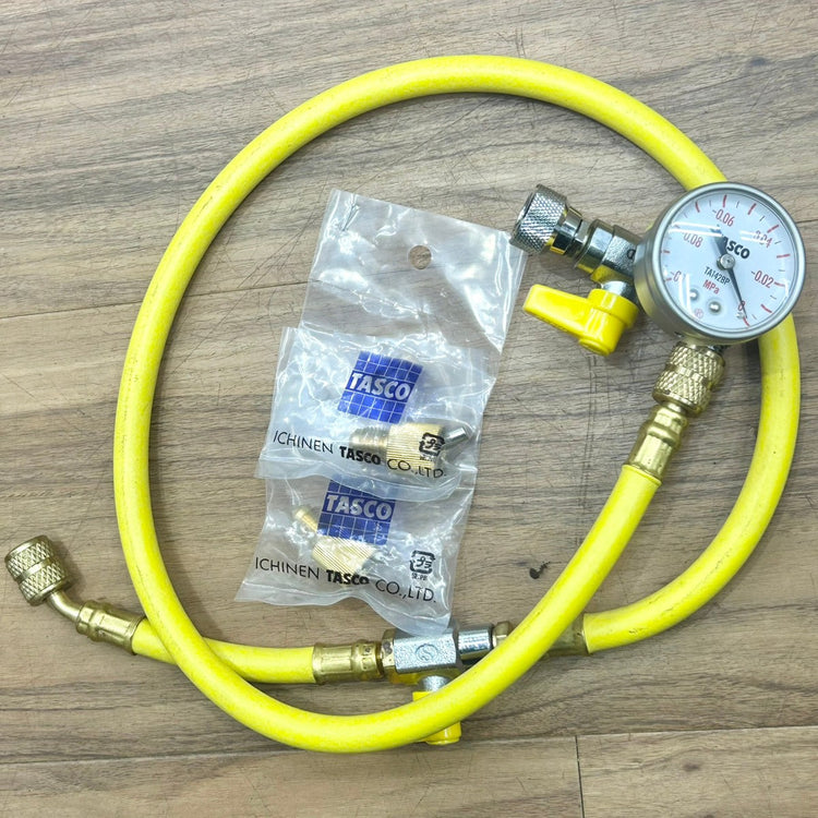 極美品 タスコ (TASCO) オイル逆流防止弁付 ウルトラミニツーステージ真空ポンプ TA150SW 【中古】【船橋馬込店】