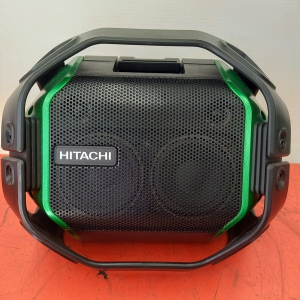 ▲HiKOKI(ハイコーキ) 旧日立工機 コードレススピーカ 本体のみ 蓄電池・充電器別売 ACアダプタ付 US18DA(NN) 【野田愛宕店】
