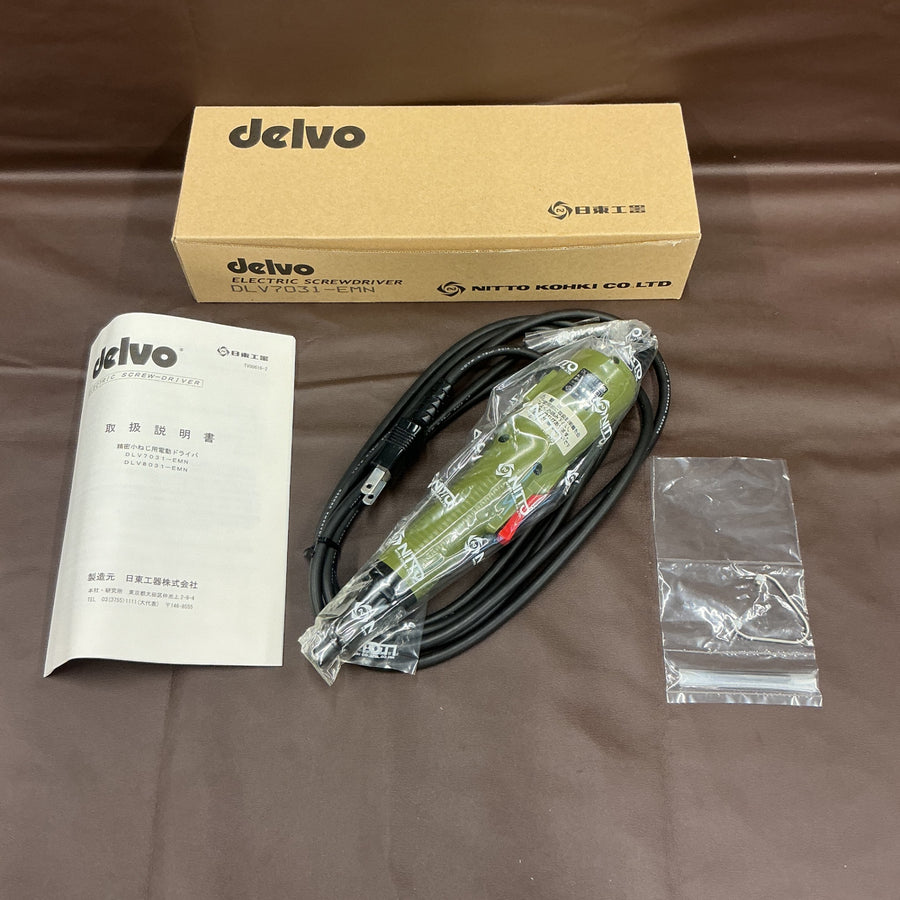 【未使用】 日東工器 デルボ 小ねじ用電動ドライバ DLV7031-EMN 工業用ドライバー トルク調整機構搭載 最大1N・m 【越谷店】