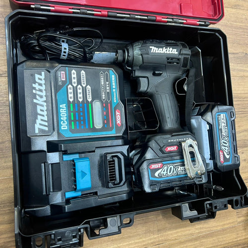 美品 マキタ (makita) 40V コードレスインパクトドライバー TD002GRDXB 黒 ブラック 【船橋馬込店】