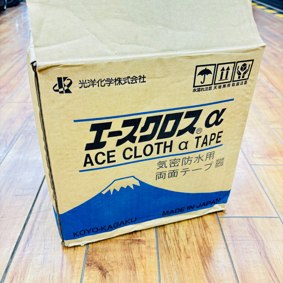 両面気密防水テープ エースクロス aKW (黒) 50mm×20m 【未使用】【蓮田店】