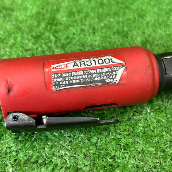 スタビーエアーラチェットレンチ 差込角9.5mm(3/8") AR3100S 34N・m レッド 【野田愛宕店】