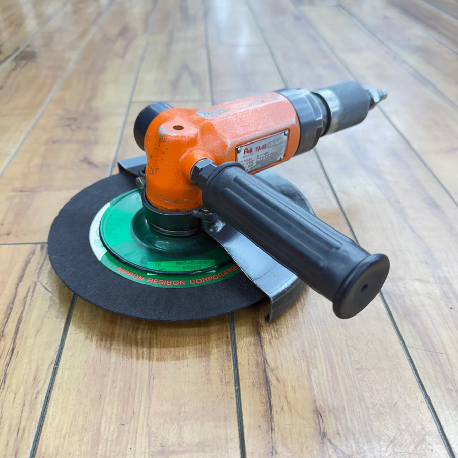 エア漏れ無く回転動作良好 180mm エアアングルグラインダー FA-5E-11V 【リライズ蓮田店】