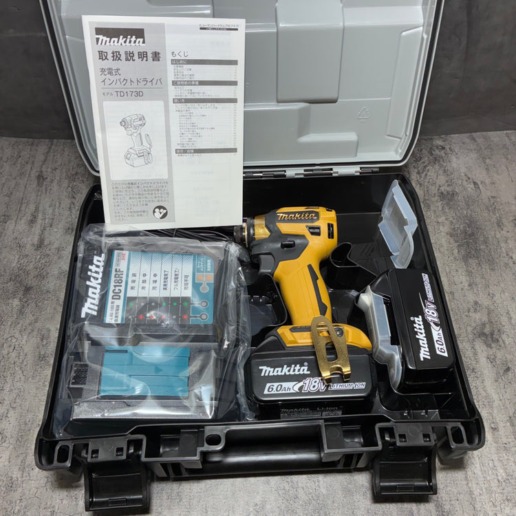 マキタ(makita) インパクトドライバー 20周年モデル プレミアムイエロー TD173DGXPY 【市川行徳店】