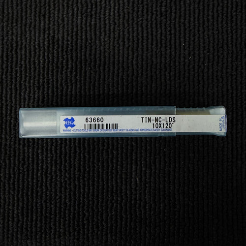 【ネコポス】未使用 シャンク径10mm リーディングドリル TIN-NC-LDS 10X120° 63660 【リライズ蓮田店】