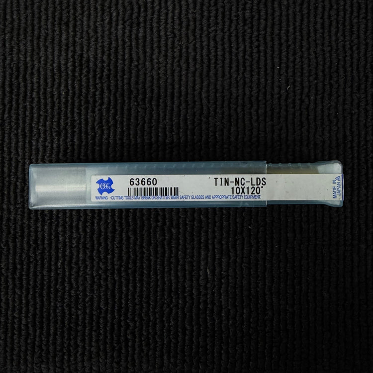 【ネコポス】未使用 シャンク径10mm リーディングドリル TIN-NC-LDS 10X120° 63660 【リライズ蓮田店】