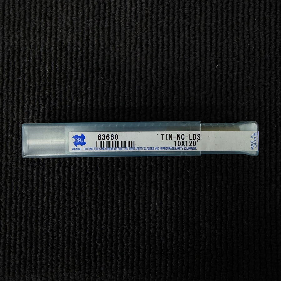 【ネコポス】未使用 シャンク径10mm リーディングドリル TIN-NC-LDS 10X120° 63660 【リライズ蓮田店】