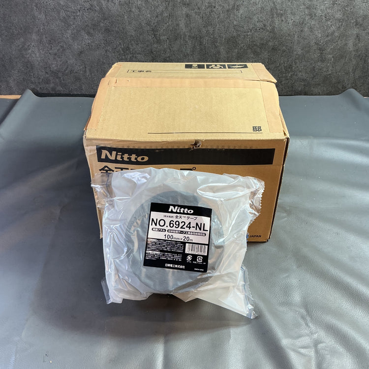 【未使用】Nitto ニットー 防水気密 全天テープ NO.6924-NL 両面ブチル 100mm×20m 8巻き入り  【越谷店】