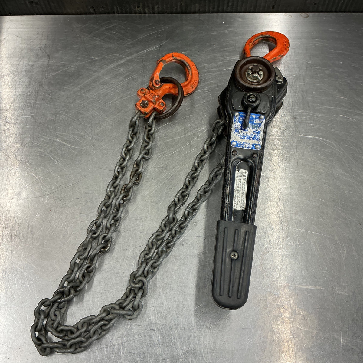 【中古現状品】象印(ELEPHANT/エレファント) チェーンレバーホイスト YⅡ-50 0.5t レバーブロック 【越谷店】