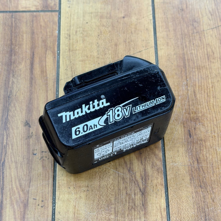 充電回数９回  純正品 リチウムイオンバッテリー 18V/6.0Ah BL1860B 【リライズ蓮田店】