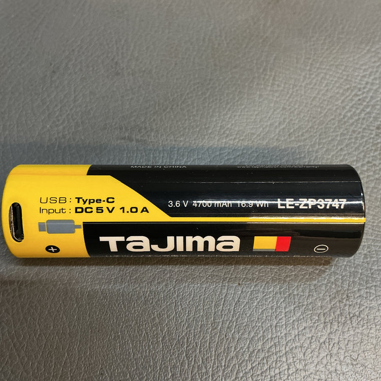 【未使用】タジマ ヘッドライト用リチウムイオン充電池3747 LE-ZP3747  【越谷店】