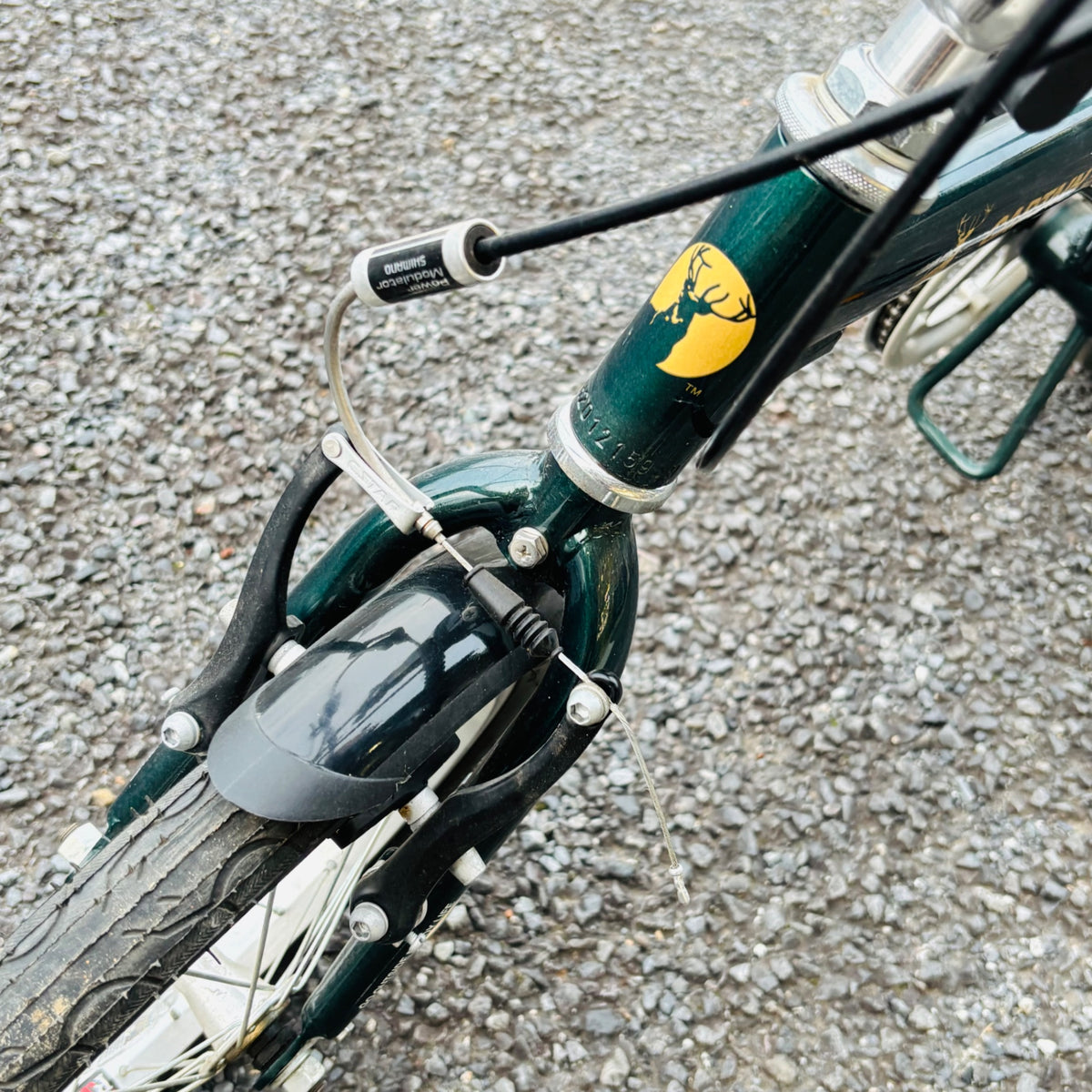 【引取限定】状態良 16インチ 折り畳み自転車 グリーン 【リライズ蓮田店】