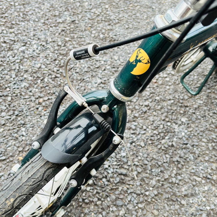 【引取限定】状態良 16インチ 折り畳み自転車 グリーン 【リライズ蓮田店】