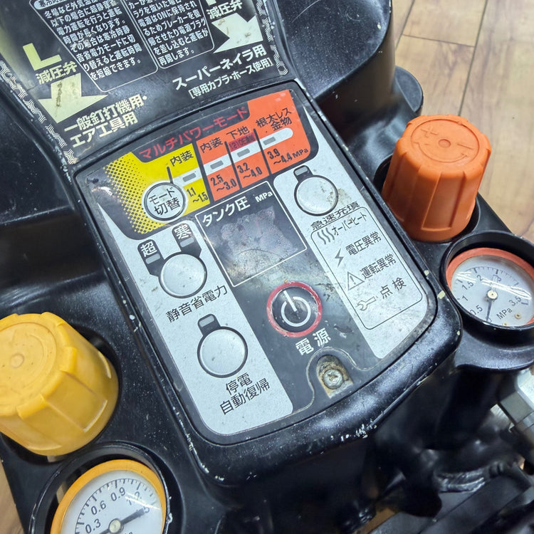動作確認済み 高圧常圧兼用 エアコンプレッサー AK-HL1250E_ブラック 【リライズ蓮田店】