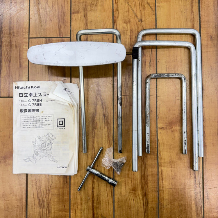 動作良好 190mm 卓上スライドマルノコ C7RSH 付属品多数【リライズ蓮田店】